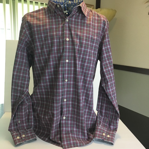 Banana Republic Other - 🧔🏻Mens Banana Republic Gray Plaid Casual Shirt